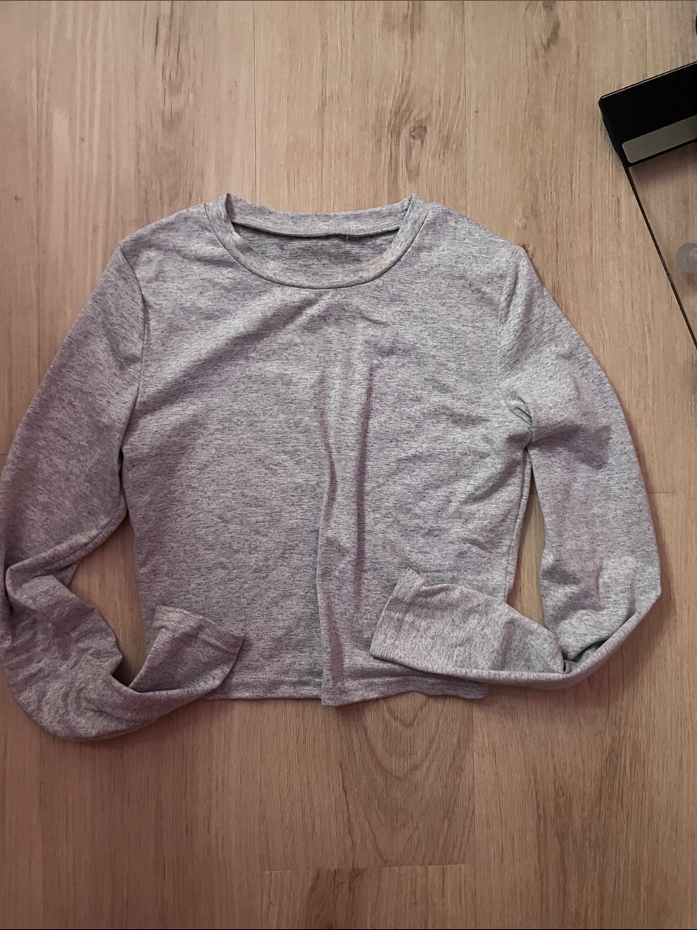 Brandy Melville Heather Gray Long Sleeve Tee